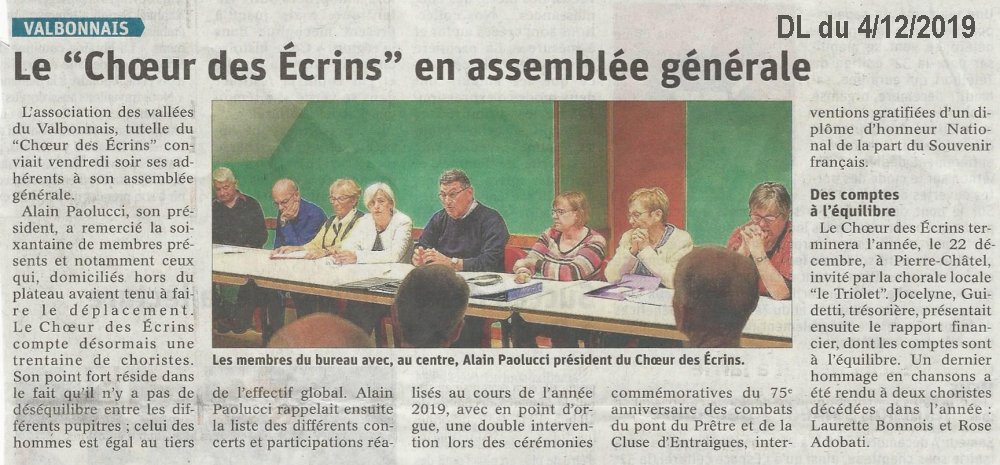 Revue de Presse