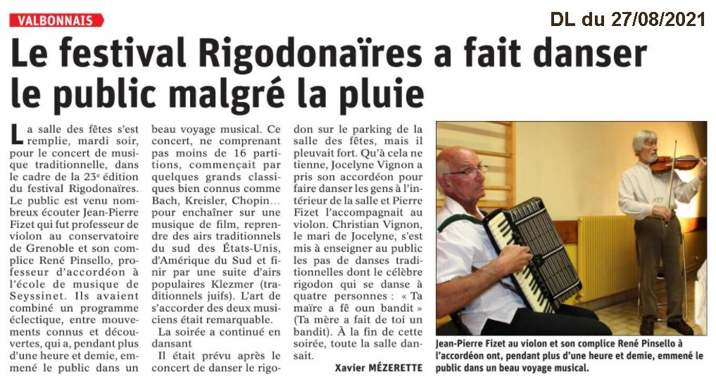 Revue de Presse